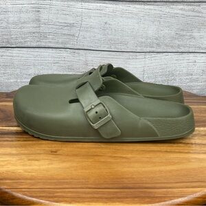 Birkenstock Boston Essentials EVA Olive Green Clog Women’s Size 10 EU 41